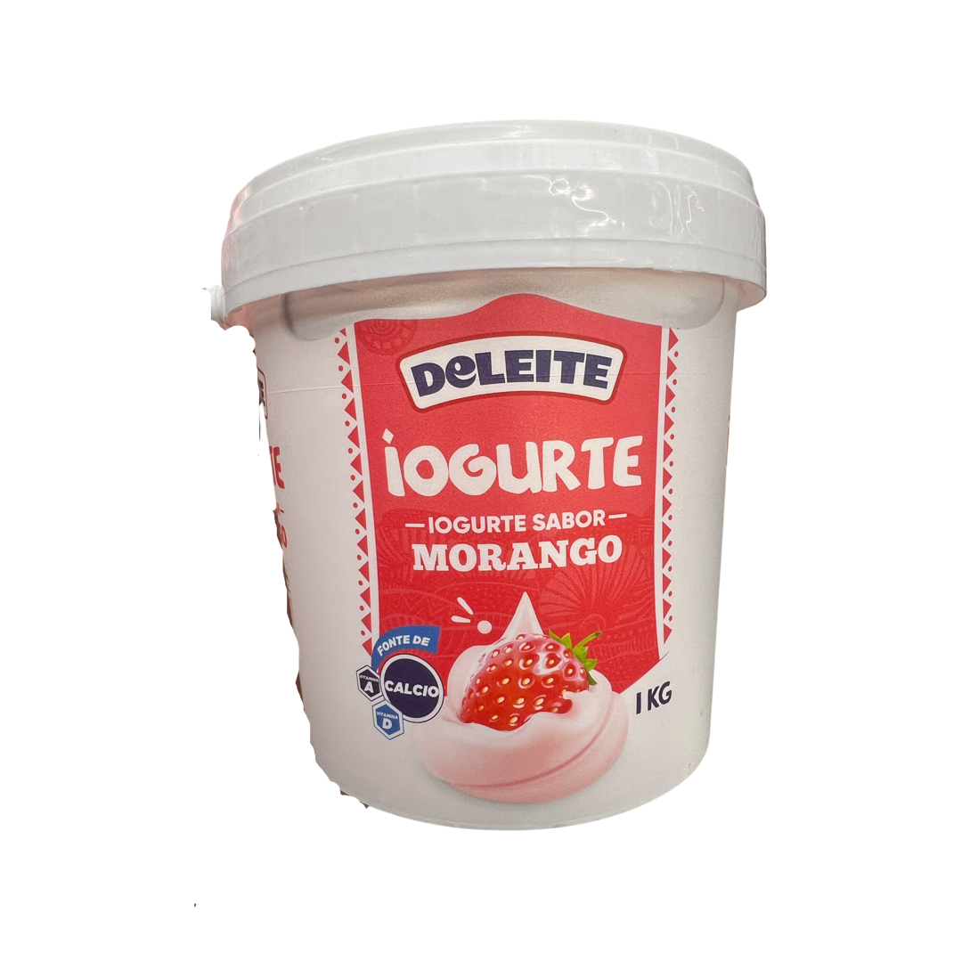Iogurte Deleite Sabor Morango 1000Gr