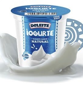 Iogurte Deleite Natural 1000Gr